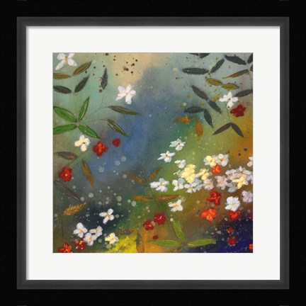 Framed Gardens in the Mist II Print