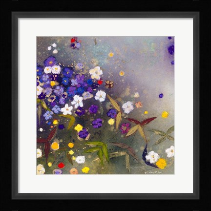 Framed Gardens in the Mist IX Print