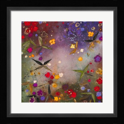 Framed Gardens in the Mist V Print