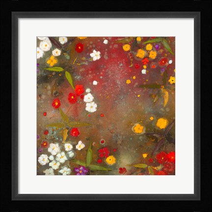Framed Gardens in the Mist VI Print
