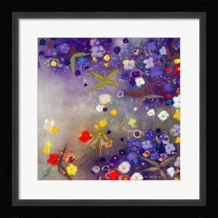 Framed Gardens in the Mist X Print