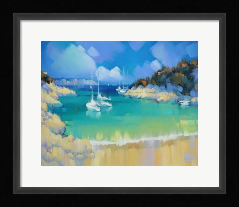 Framed Cala Llombards IV Print