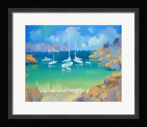 Framed Cala Llombards VI Print