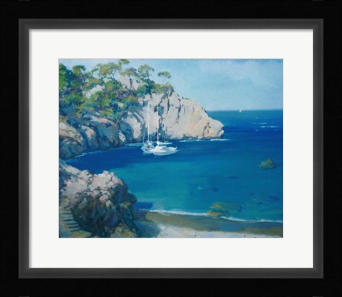 Framed Cala Secreta Print
