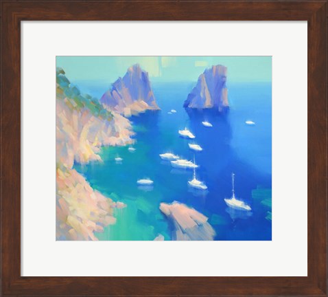 Framed Capri II Print
