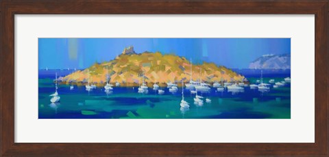 Framed Island Print