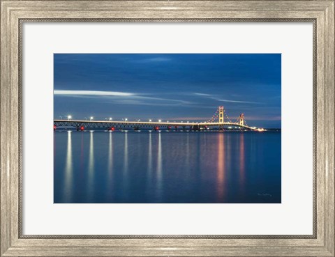 Framed Mackinac Bridge Print