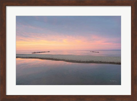 Framed Lake Superior Beach IV Print
