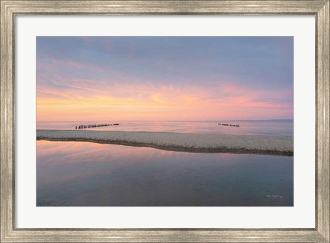 Framed Lake Superior Beach IV Print