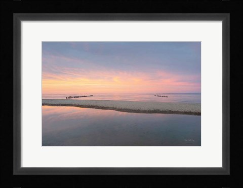 Framed Lake Superior Beach IV Print