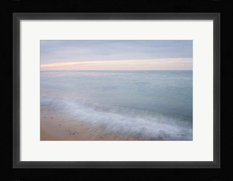 Framed Lake Superior Beach I Print