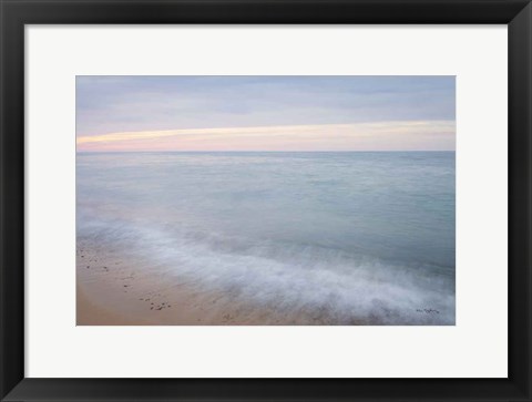 Framed Lake Superior Beach I Print