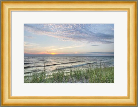 Framed Lake Michigan Sunset III Print