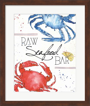 Framed Seafood Shanty II Print