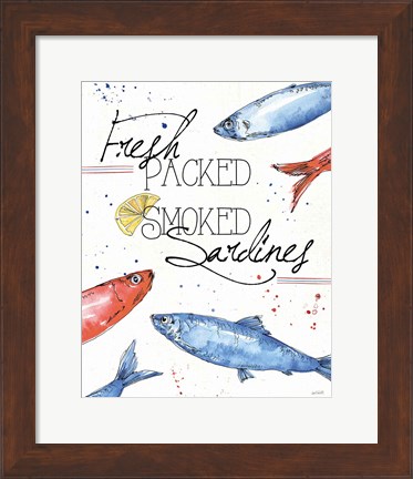 Framed Seafood Shanty III Print