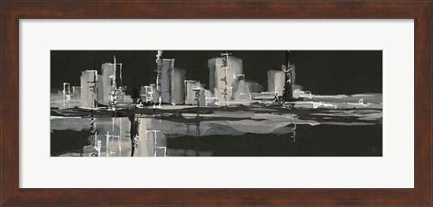 Framed Urban Gray Print