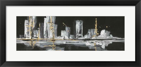 Framed Urban Gold V Print