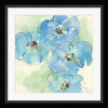 Framed Japanese Quince I Print