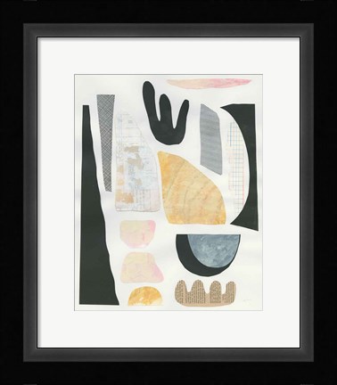 Framed Mixed Shapes V Print
