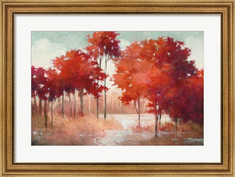 Framed Autumn Lake Print