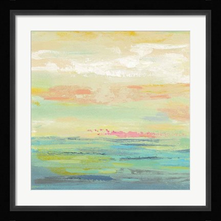 Framed Pink Clouds II Print