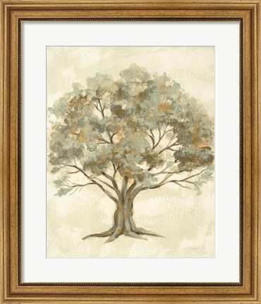 Framed Ethereal Tree II Print