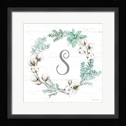 Framed Farmhouse Cotton XI Print