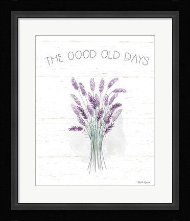 Framed Farmhouse Cotton VII Print