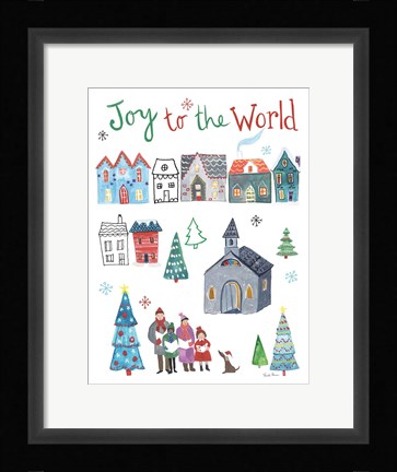 Framed Holiday Festivities III v2 Print