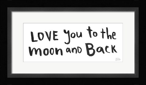 Framed Scandy Baby X Print