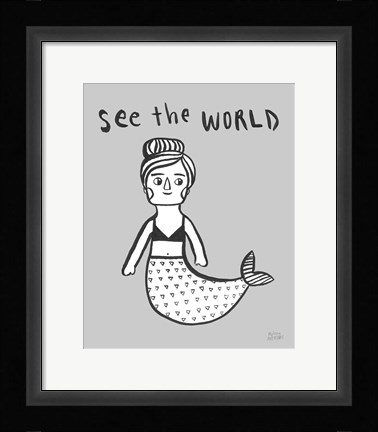 Framed Scandy Baby III Print
