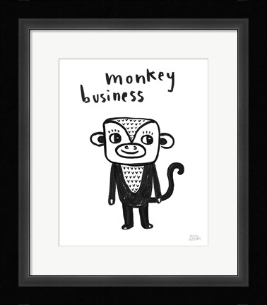 Framed Scandy Baby II Print