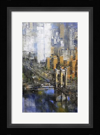 Framed Brooklyn Bridge Print