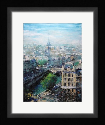Framed Tower In The Distance Print