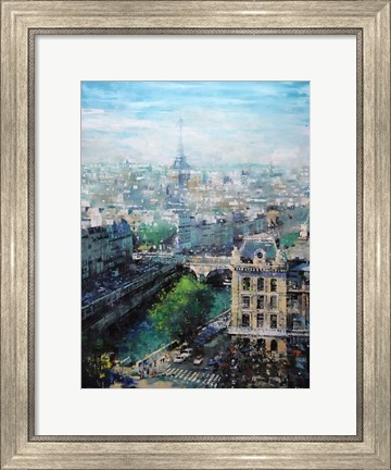 Framed Tower In The Distance Print