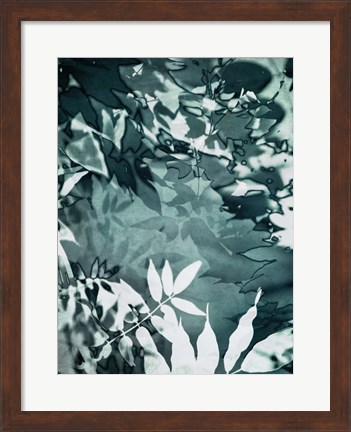Framed Abstract Leaves Print