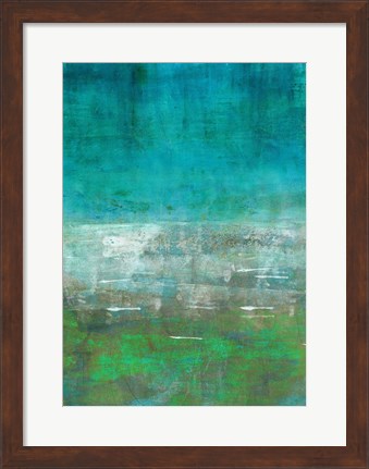 Framed Green Oasis Print