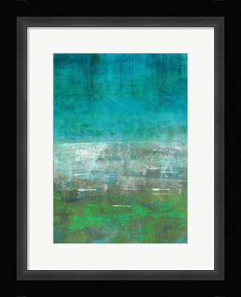 Framed Green Oasis Print