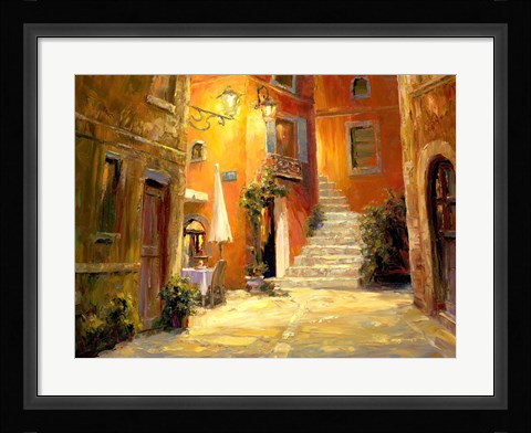 Framed Lighted Alley Print