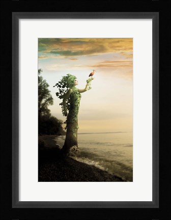 Framed Where the Trees Stand Print
