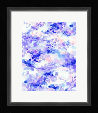Framed Canopy Purple Print