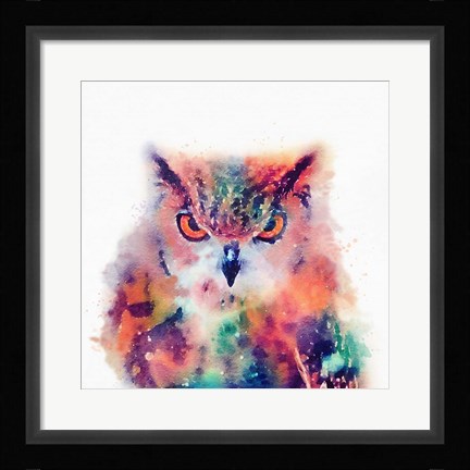 Framed Wise II Print