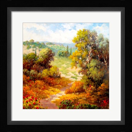 Framed Autumn Path Print