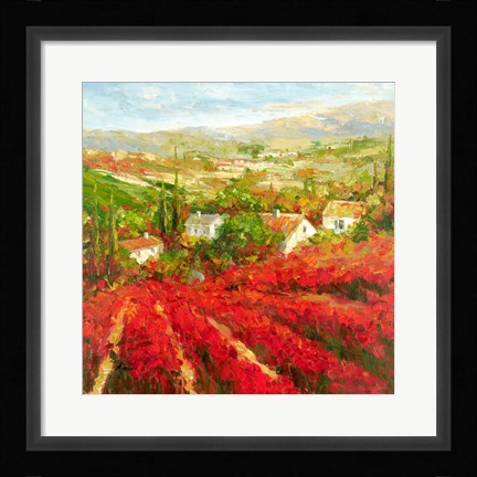 Framed Bourgogne Print