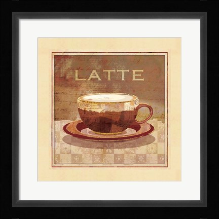Framed Latte Print