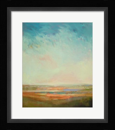 Framed Bit of Orange Print