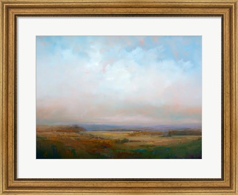 Framed Into the Foothills Print