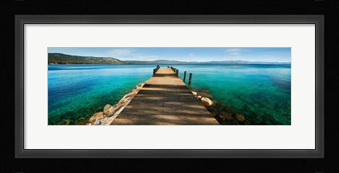 Framed Hues of Blue Print