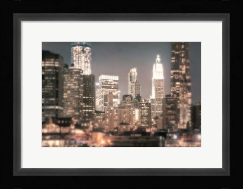 Framed In a New York Minute Print