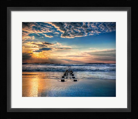 Framed Into the Sea Print